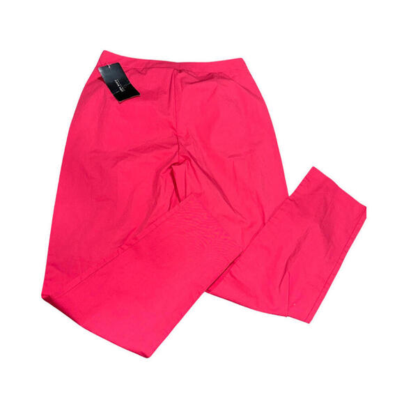 Zara Basics Collection Zipped Poplin Trousers, . High waist. SIZE S - Picture 3 of 6